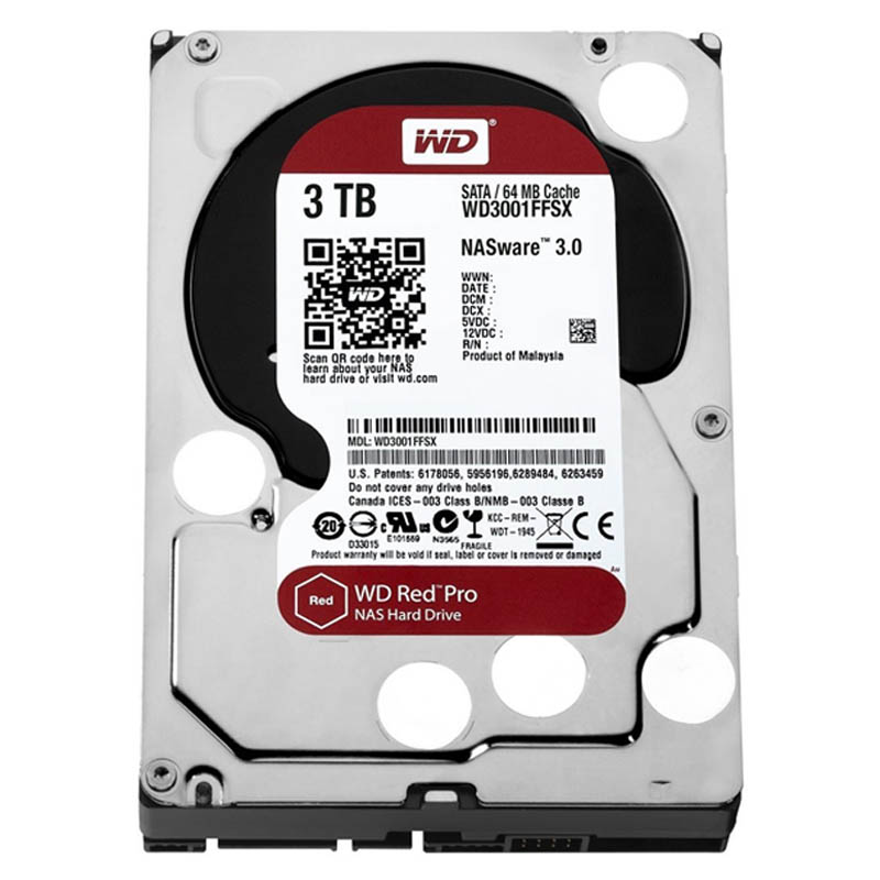 Western Digital Red Pro 3TB NAS Hard Drives1  1